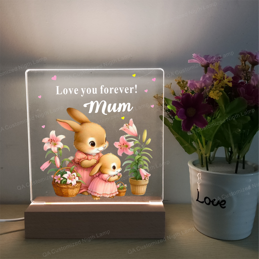 Personalized Mother’s Day Gift For Mom From Custom Acrylic Night Light Meaningful Birthday Christmas Present Gift