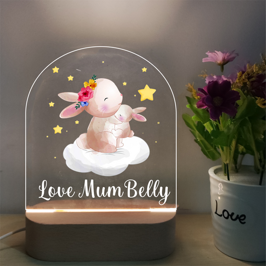 Personalized Mother’s Day Gift For Mom From Custom Acrylic Night Light Meaningful Birthday Christmas Present Gift