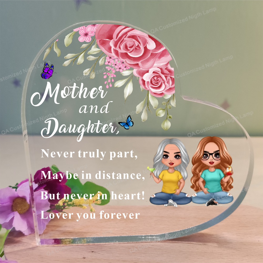 Mom You Are The Piece That Holds Us Together Custom Puzzle Piece Acrylic Plaque Gift For Mom