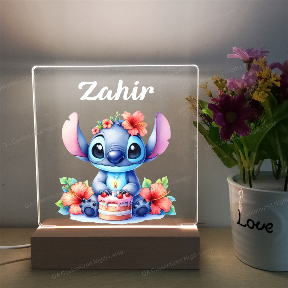 Pikachu Animal 3D LED Light Personalized Acrylic LED Night Lamp Bedroom Decor Custom Night Light Pokemon Christmas Gift