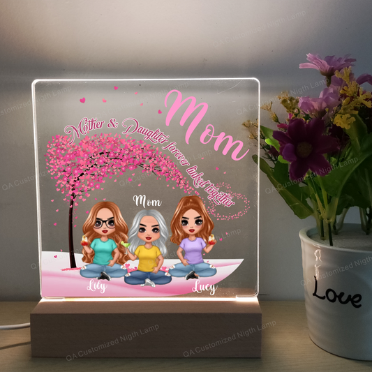 Mum Acrylic Light Gift From Son Daughter Mothers Day Gift From Child Custom LED Night Light Mum Birthday Mum Christmas Gifts