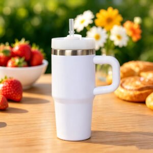 kids travel tumbler flask with handle and straw-personalised mini cup-quencher cup-14oz