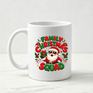 Personalized Coffee Mug 11 oz.- White Christmas Theme