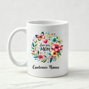 Personalized Ceramic Mug, Corporate Gift, Mother's Day Gift Coffee Cup